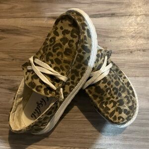Leopard Print Kids Shoes